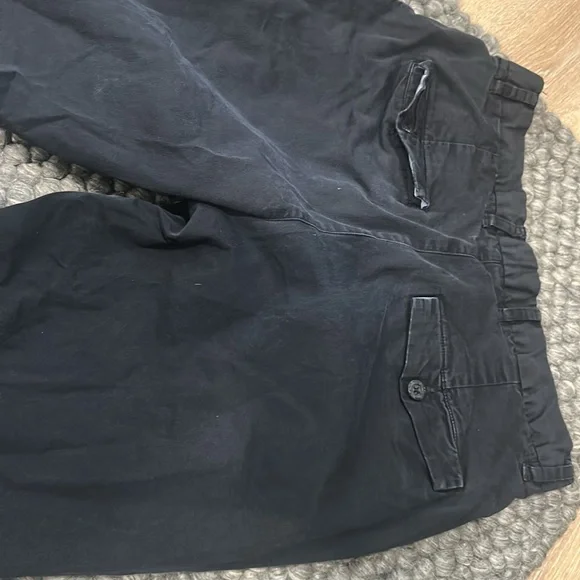 Wildfang The Ace Collection Navy Blue Trouser Khaki Pants Size Small